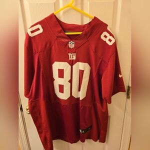 NFL New York Giants, Victor Cruz, #80 Red On-Field Jersey